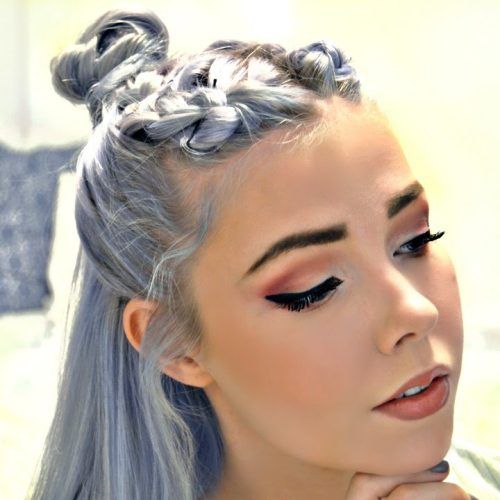 Braided Top-Knot Hairstyles (Photo 5 of 20)