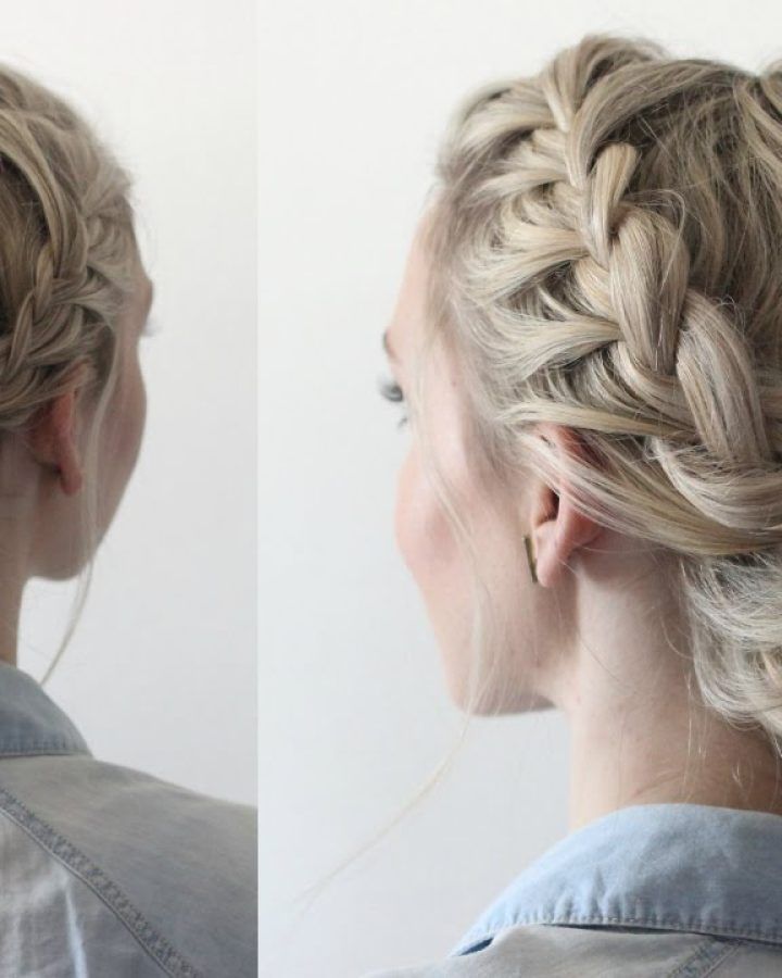 20 Best Double Braided Prom Updos