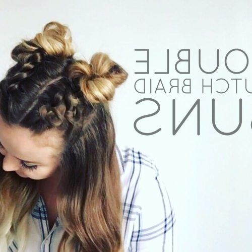 Mini Braided Buns Updo Hairstyles (Photo 4 of 20)
