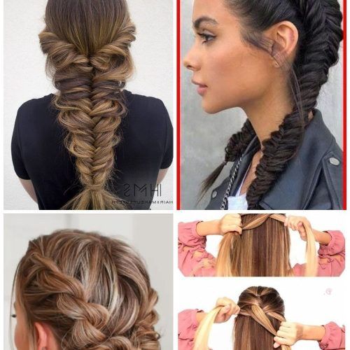 Double-Braided Single Fishtail Braid Hairstyles (Photo 2 of 20)
