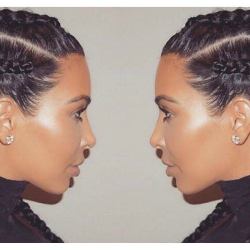 Side French Cornrow Hairstyles (Photo 15 of 15)