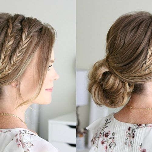 Plaited Low Bun Braided Hairstyles (Photo 8 of 20)