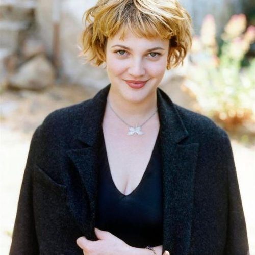 Drew Barrymore Short Haircuts (Photo 16 of 20)