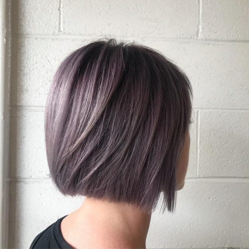 Dusty Lavender Short Shag Haircuts (Photo 2 of 20)