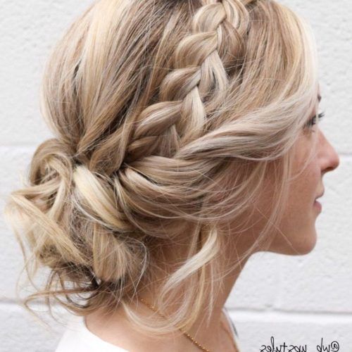 Braid Spikelet Prom Hairstyles (Photo 1 of 20)