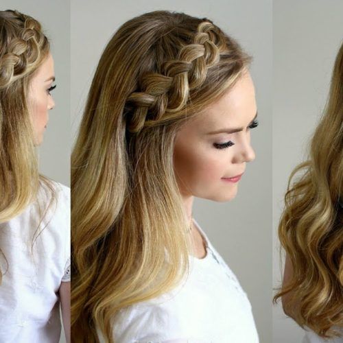 Double Headband Braided Hairstyles With Flowers (Photo 8 of 20)
