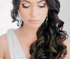 15 Ideas of Down to the Side Wedding Hairstyles