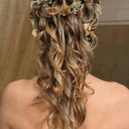 Wedding Hairstyles For Shoulder Length Curly Hair (Photo 13 of 15)