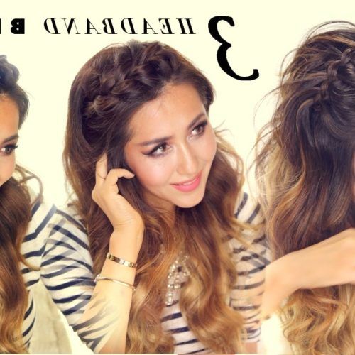 Headband Braid Hairstyles With Long Waves (Photo 5 of 20)