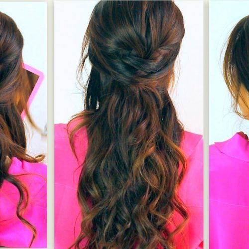 Half Curly Updo Hairstyles (Photo 3 of 15)