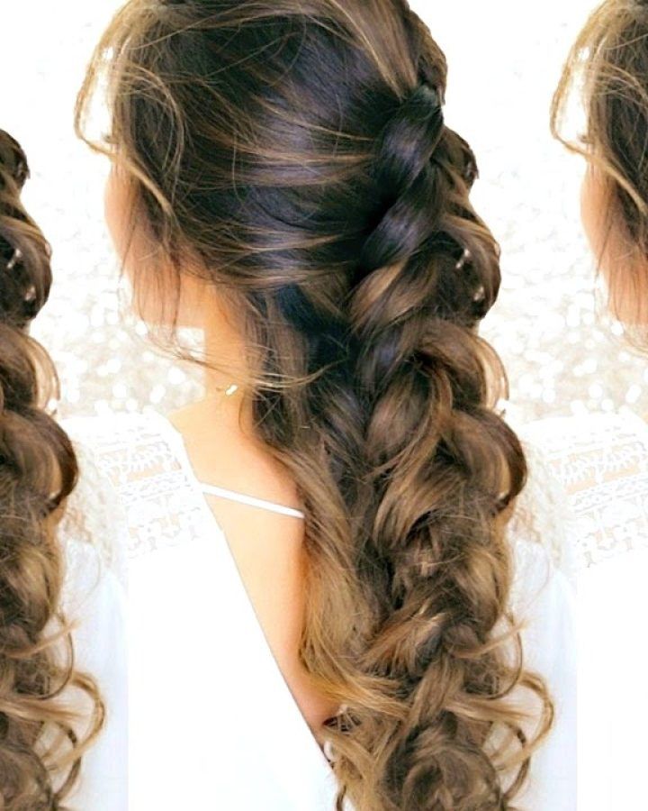 2024 Latest Romantic Prom Updos with Braids