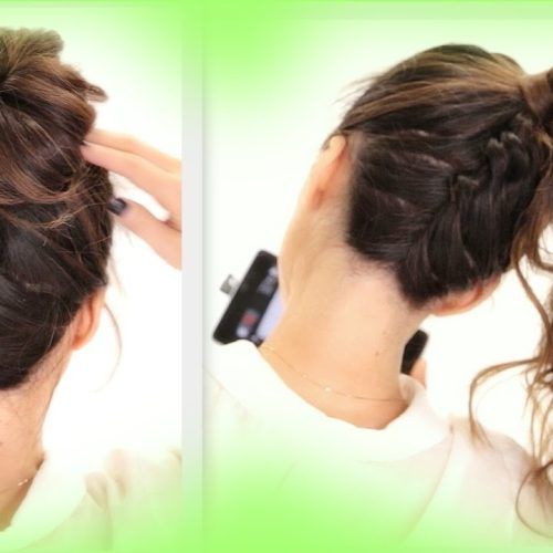 Intricate And Messy Ponytail Hairstyles (Photo 18 of 20)