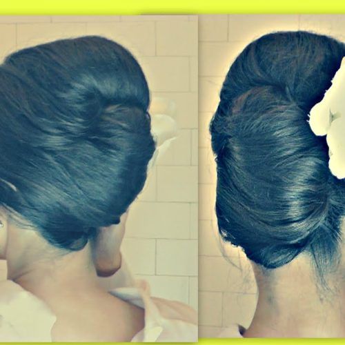 Bouffant And Chignon Bridal Updos For Long Hair (Photo 7 of 20)