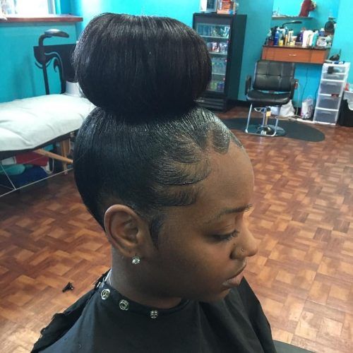 Sculpted And Constructed Black Ponytail Hairstyles (Photo 16 of 20)