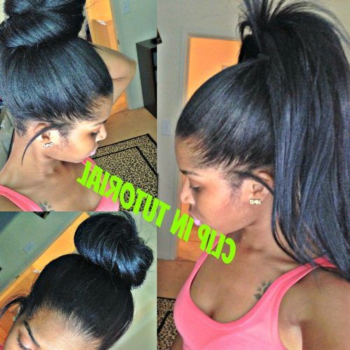 Black Ponytail Updo Hairstyles (Photo 9 of 15)
