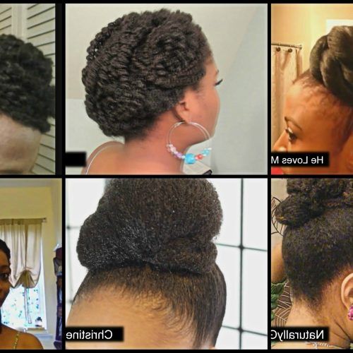 Quick Updo Hairstyles For Natural Black Hair (Photo 15 of 15)