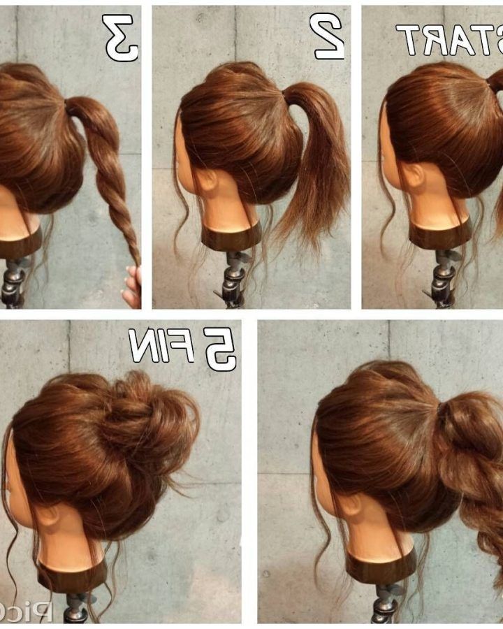 15 Inspirations Cute Easy Updos for Long Hair
