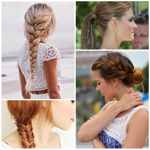 Easy Braid Updo Hairstyles (Photo 12 of 15)