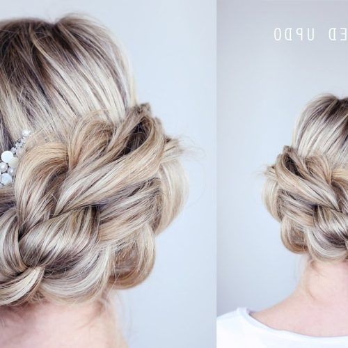 Easy Braid Updo Hairstyles (Photo 2 of 15)
