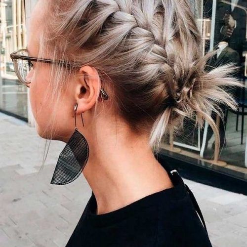 Sophisticated Short Hairstyles With Braids (Photo 14 of 20)
