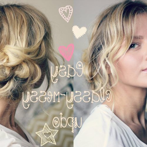 Messy Updo Hairstyles (Photo 3 of 15)