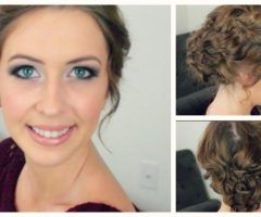 15 Collection of Easy Updos for Wavy Hair