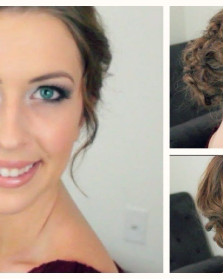 15 Collection of Easy Updos for Wavy Hair