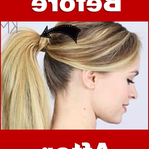 Dyed Simple Ponytail Hairstyles For Second Day Hair (Photo 19 of 20)