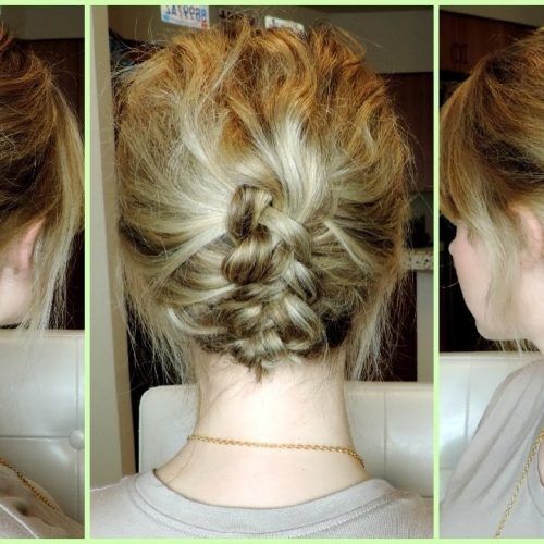 Easy Casual Braided Updo Hairstyles (Photo 5 of 15)
