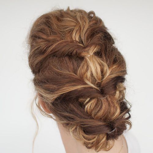 Updo For Long Curly Hair (Photo 8 of 15)