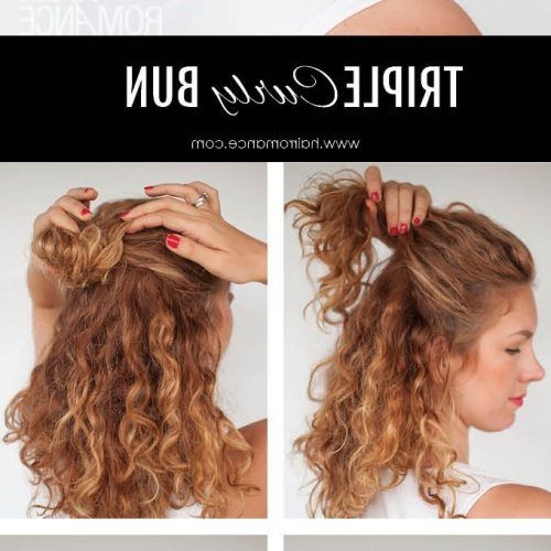 Easy Updo Hairstyles For Curly Hair (Photo 10 of 15)
