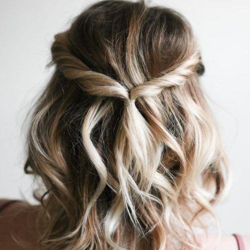 Double Twist And Curls To One Side Prom Hairstyles (Photo 13 of 20)