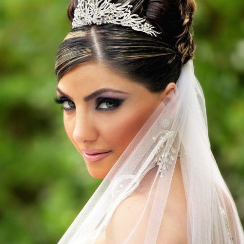 Wedding Updo Hairstyles With Veil (Photo 9 of 15)