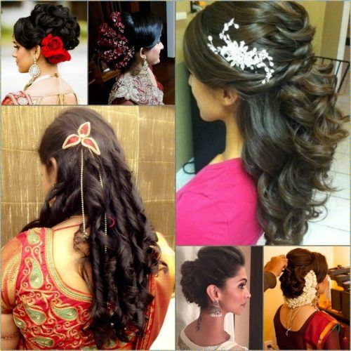 Simple Indian Bridal Hairstyles For Medium Length Hair (Photo 10 of 15)