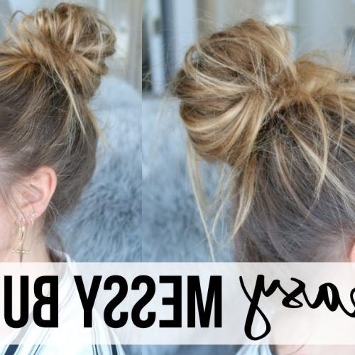 Messy Updo Hairstyles For Thin Hair (Photo 3 of 15)