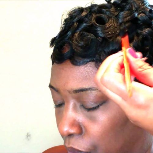 Soft Curly Tapered Pixie Hairstyles (Photo 19 of 20)