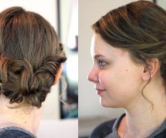 15 Best Collection of Easy Updo Hairstyles for Medium Length Hair