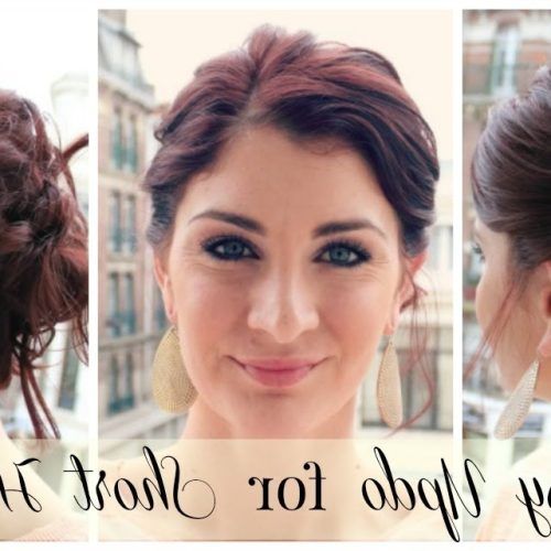 Easy Updos For Very Short Hair (Photo 10 of 15)