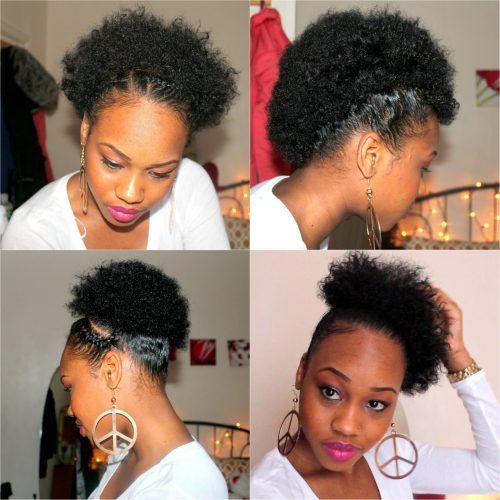 Quick And Easy Updo Hairstyles For Black Hair (Photo 9 of 15)