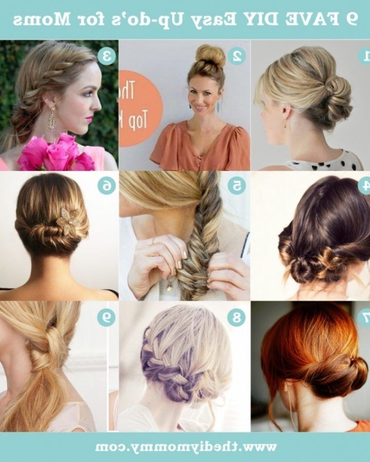 2024 Popular Easy Do It Yourself Updo Hairstyles for Medium Length Hair