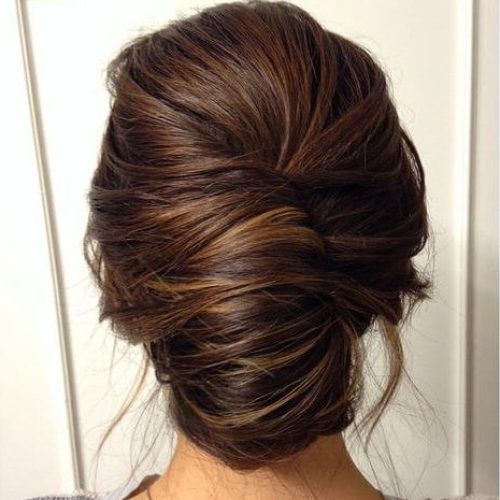 French Twist Upstyle For Long Hair (Photo 8 of 15)