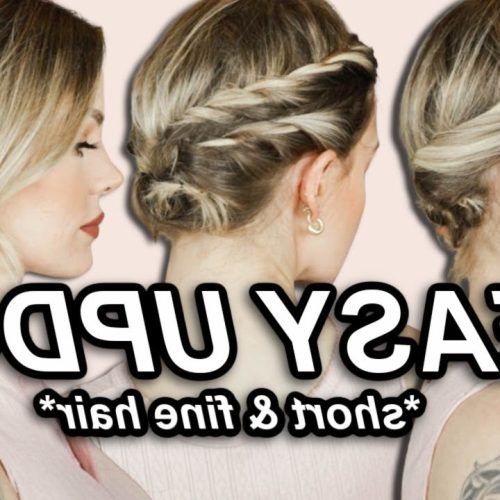 Easy Updo For Long Fine Hair (Photo 11 of 15)