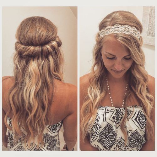 Headband Braid Hairstyles With Long Waves (Photo 6 of 20)