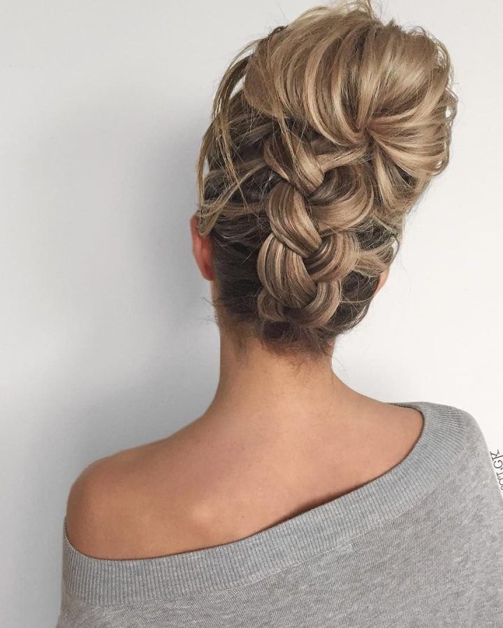 15 Best Collection of Chunky Two French Braid Hairstyles with Bun