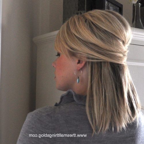 Wedding Hairstyles For Straight Mid Length Hair (Photo 4 of 15)
