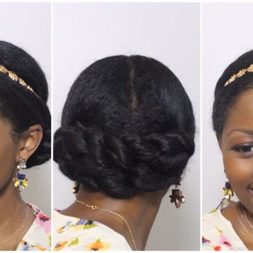 Natural Hair Wedding Updo Hairstyles (Photo 3 of 15)