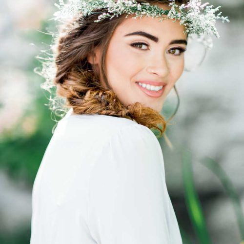 Bohemian And Free-Spirited Bridal Hairstyles (Photo 17 of 20)