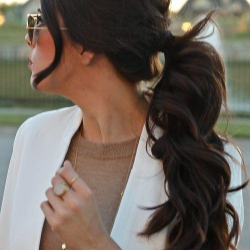Ponytail Hairstyles For Brunettes (Photo 11 of 20)