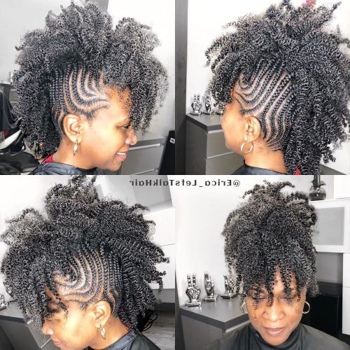 Natural Curly Hair Mohawk Hairstyles (Photo 3 of 20)