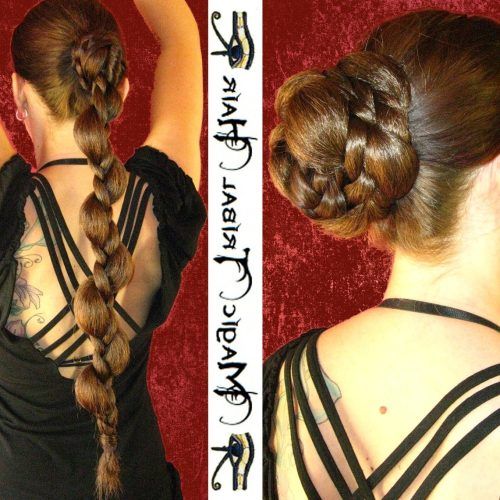 Fishtailed Snail Bun Prom Hairstyles (Photo 20 of 20)